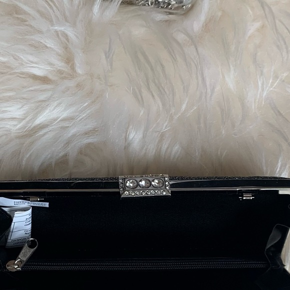 Silver Studded Shimmery Clutch - Picture 5 of 7